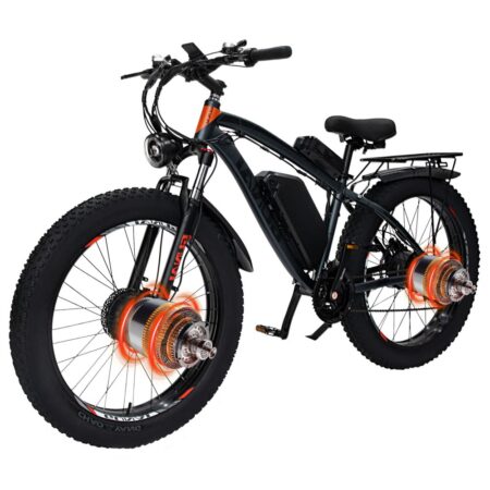 GUNAI GN88 Elcykel 2000W Fat E-Bike Top 50KM/H - Grå