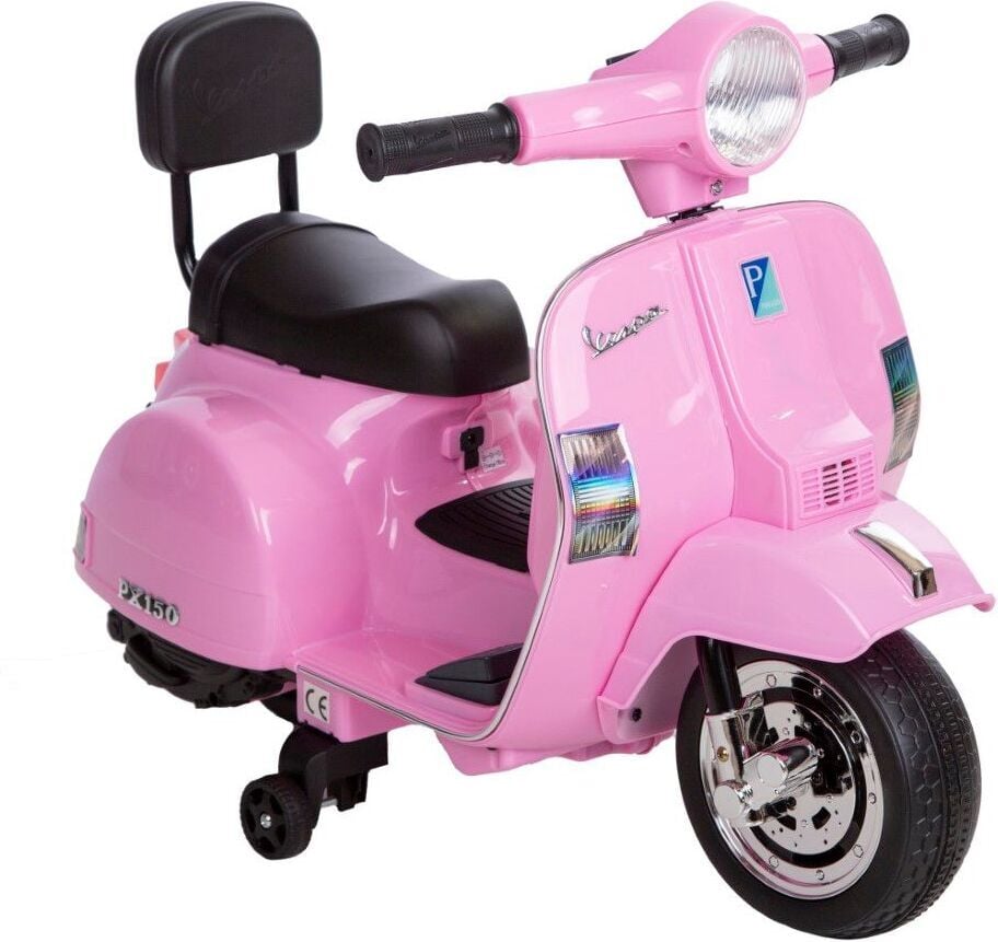Vespa PX150 6V MINI -elcykel, rosa Vespa PX150 6V MINI -elcykel, rosa
