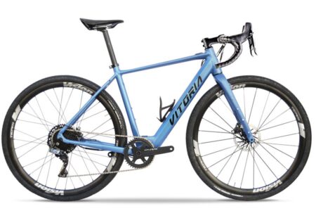 Vitoria e-Nyx Hybrid Apex Elcykel Gravel - Blå