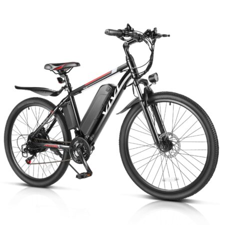 Vivi M026SHUL Electric Bike - Black Red / 500W 48V