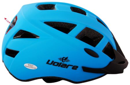 Volare - Cykelhjelm - Blå m/LED 54-58 cm