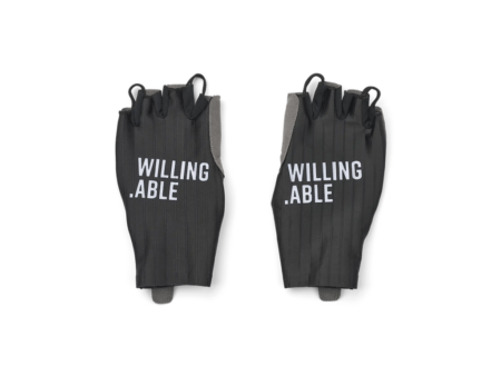 Willing Able aero cykelhandsker sort/grå
