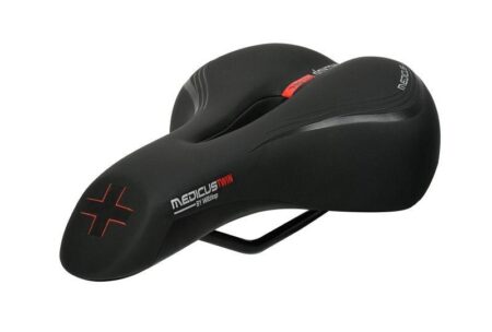 Wittkop Medicus Twin 1.0 cykelsadel stål/gel/vinyl, 260 × 170 mm
