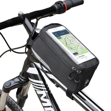 Wozinsky Cykeltaske med Mobilholder 1,5L - Sort