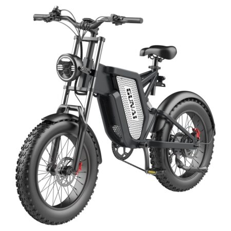 elcykel Fuld affjedring GUNAI MX25 20" 1000W 25Ah Shimano 7 gear rækkevidde 40KM+ Mountain Ebike voksne