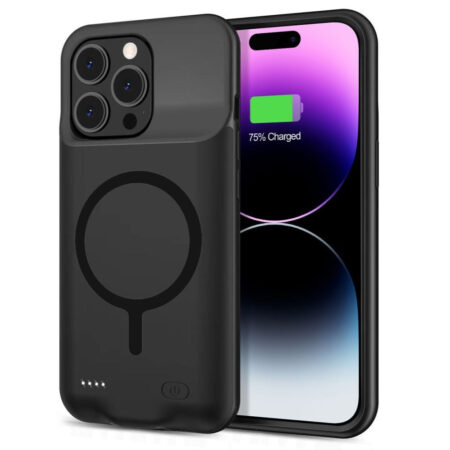 iPhone 15 Pro Tech-Protect Powercase Batteri Cover 7000 mAh - MagSafe Kompatibel - Sort (DEMO)