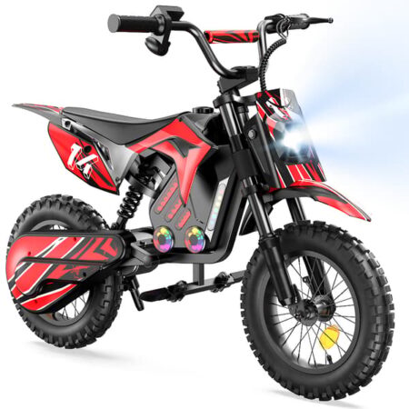 iScooter A14 Elcykel til Børn 500W Motor, 27km/t 19-22km Rækkevidde, 36V 5,2Ah Batteri, 14" Offroad-Dæk Elmotorcykel
