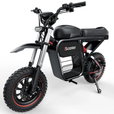 iScooter DX5 Max Elcykel Med 2000W Motor, 52V 20Ah Batteri, Rækkevidde 70 Km, 17-Tommers Dæk