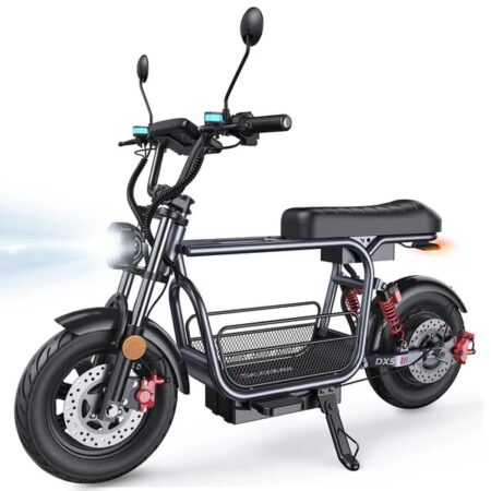 iScooter DX5 Voksen Elcykel, 1500W Motor, Bypendler Elcykel, 48V 15,6Ah Batteri, E-Cykel, 15-Tommers Dæk, Elcykel