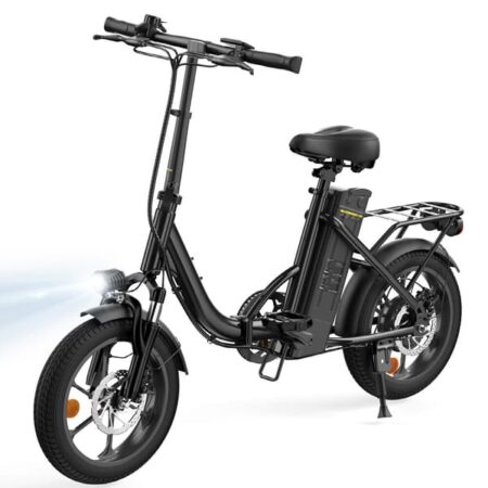 iScooter U4 Elcykel 250W, 36V 10,4Ah, 55-90 km rækkevidde, 16x2,15" let pendler-elcykel