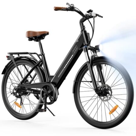 iScooter Ucitys 250W mountainbike til voksne bruger et 36V 13Ah batteri og har en topfart på 35 km/t.