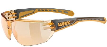uvex Equate cykelbriller - Smoke/Orange, UV400