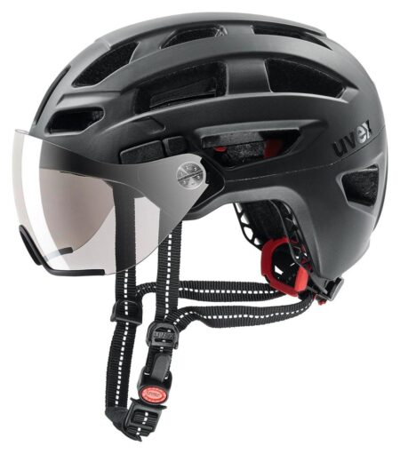 uvex Finale Visor cykelhjelm 56-61 cm - sort mat